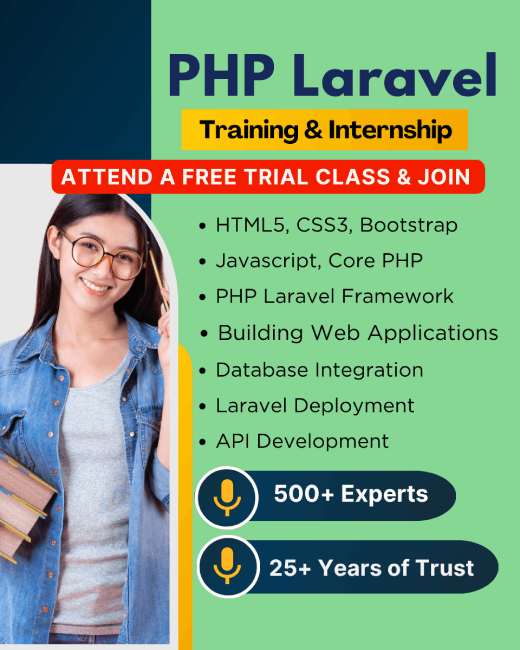 Php Laravel Training in Ajman