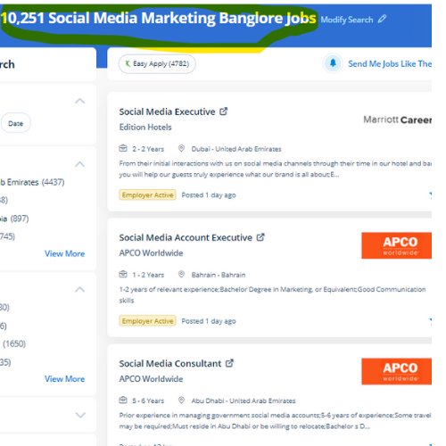 Social Media Marketing internship jobs in Ajman